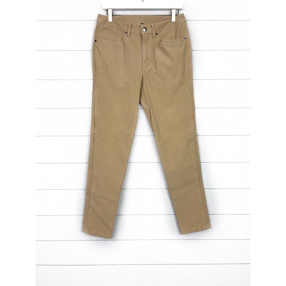 Lululemon ABC Slim Fit Pant Utilitech Light Khaki Beige 30 FLAWED - Picture 3 of 8